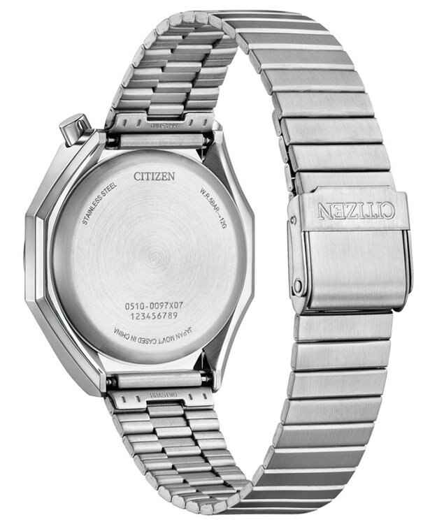 CITIZEN 【PLAYGROUND Edition 特定店限定モデル】ツノクロノカスタム 数量限定 AN3700-89Z シルバー