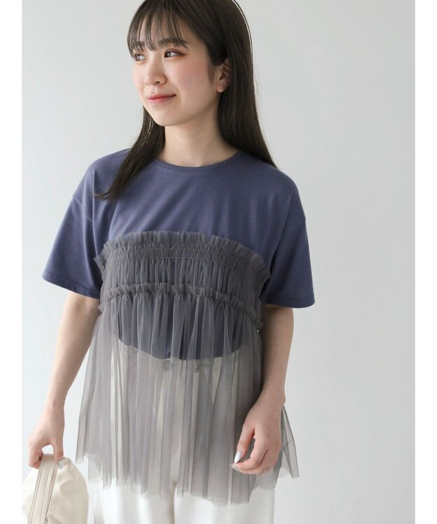 Green Parks ・ＥＬＥＮＣＡＲＥ　ＤＵＥ　チュールドッキングＴＥＥ Blue