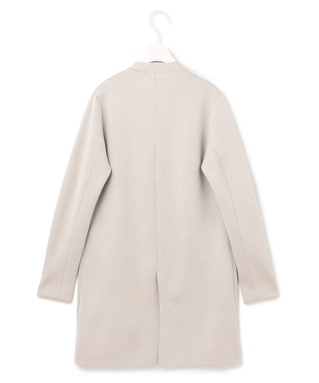 ICB 【洗える】シンセティックヤーンスムース ロングニットジャケット トープ系