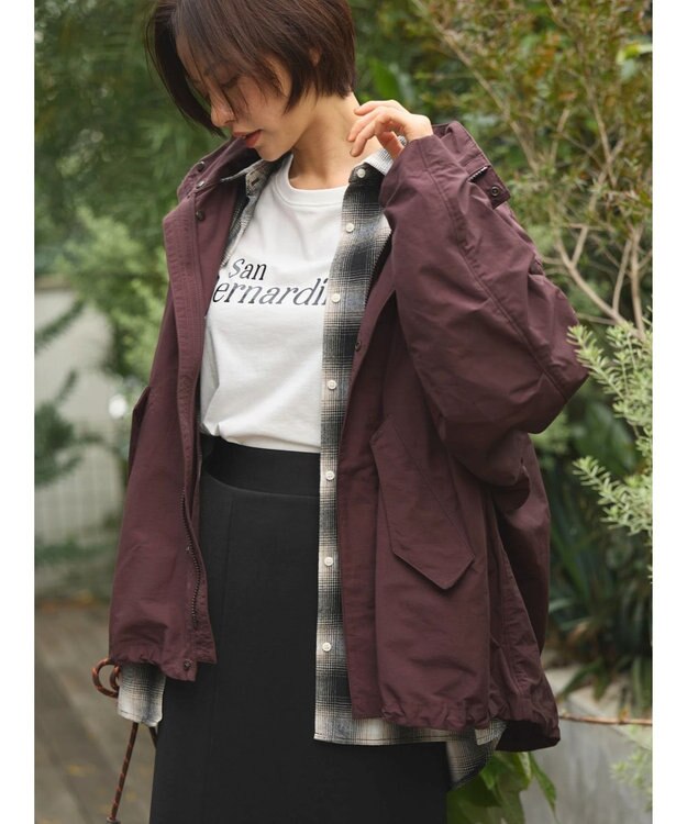 Green Parks 撥水加工　２Ｗａｙナイロンブルゾン Brown