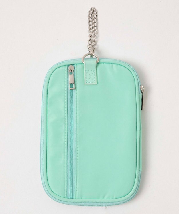 WEGO ソフトタッチアクリルスタンドポーチ グリーンその他