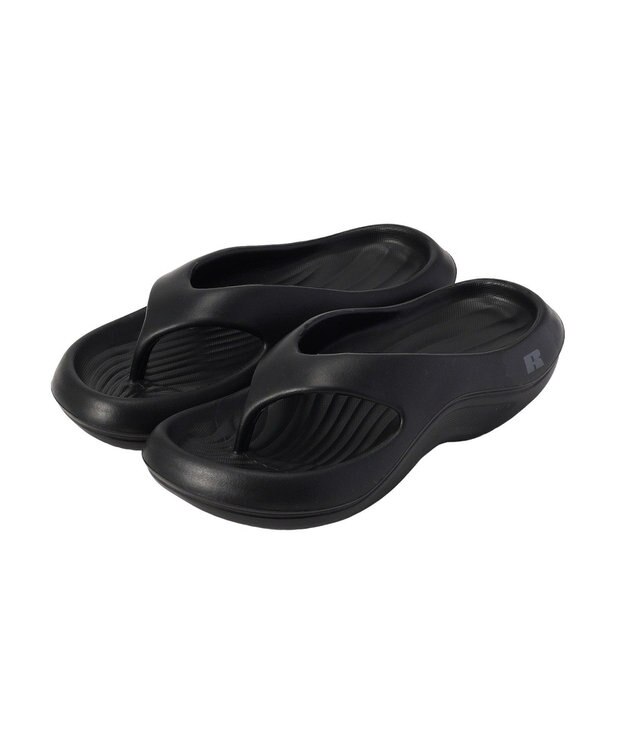 AMERICAN HOLIC 【RUSSELL】スポーツトングサンダル Black