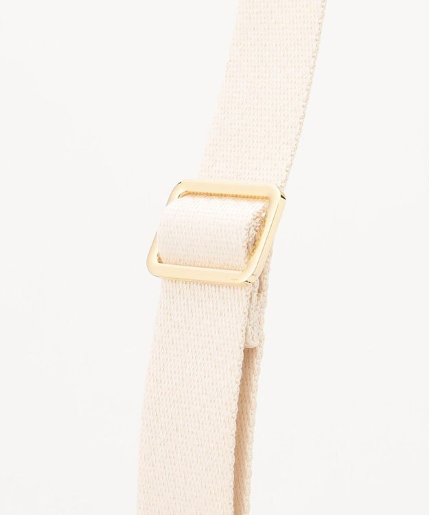 LA BAGAGERIE スクエアレザーミニショルダーバッグ ブラック