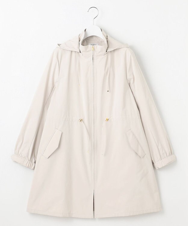 J.PRESS LADIES 【撥水・洗える】Artirosa スタンドカラー ロング丈 コート ベージュ系