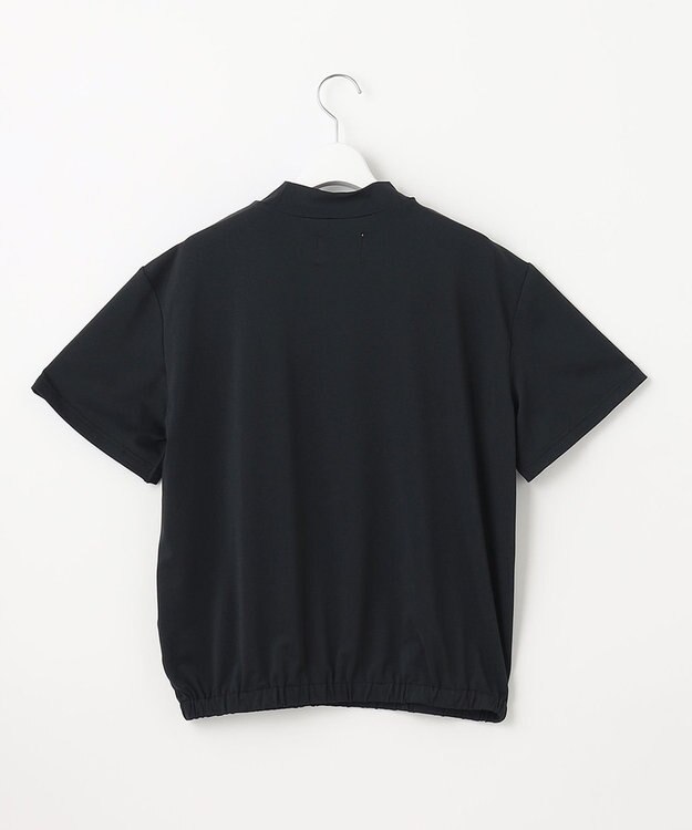 23区GOLF 【23Fondation/WOMEN】フロントロゴ モックネックプルオーバー ブラック系