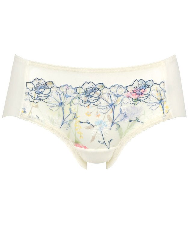 Wing ショーツ　【ときはなつブラ】　KB2871とペア　バック裾はフリーカッティング　はきこみ丈あさめ　ウイング／ワコール　KF2471 クリーム