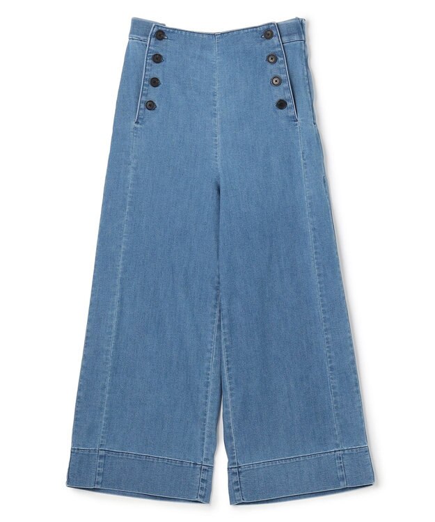 UNFILO 【セットアップ着用可】UNFILO DENIM light マリンパンツ ブルー
