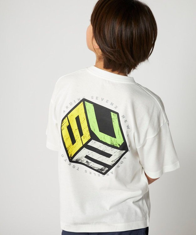 OP／FILA 【SEVEN2】デザインTシャツ ホワイト