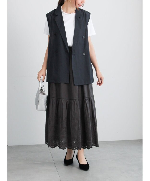 Te chichi クルーネックTシャツ オフホワイト