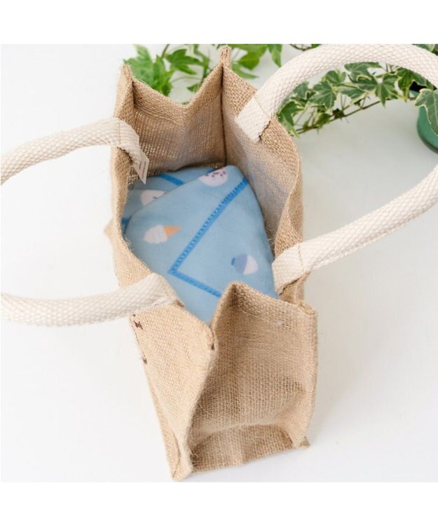 Mother garden しろたん ジュートトート 《のんびり》 S のんびり