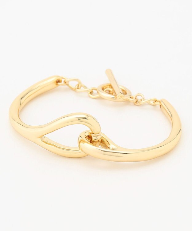 UNFILO ドロップモチーフバングル ゴールド