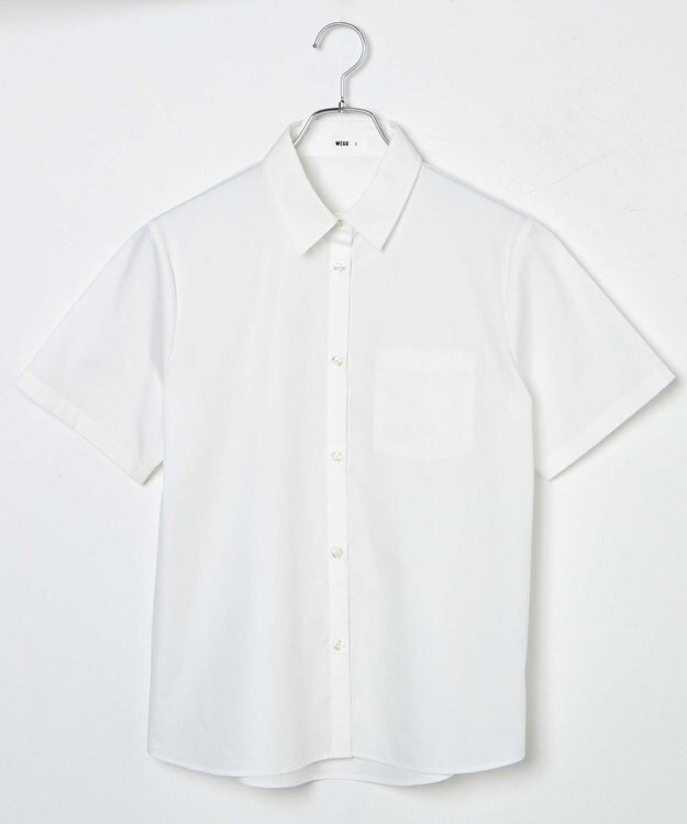WEGO 【SCHOOLITEM】スクールシャツS／S ホワイト