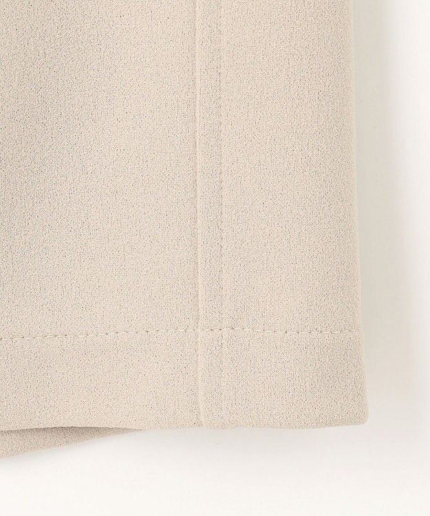 ANY L 【ウエストゴム】カットジョーゼットタイトスカート サンドベージュ