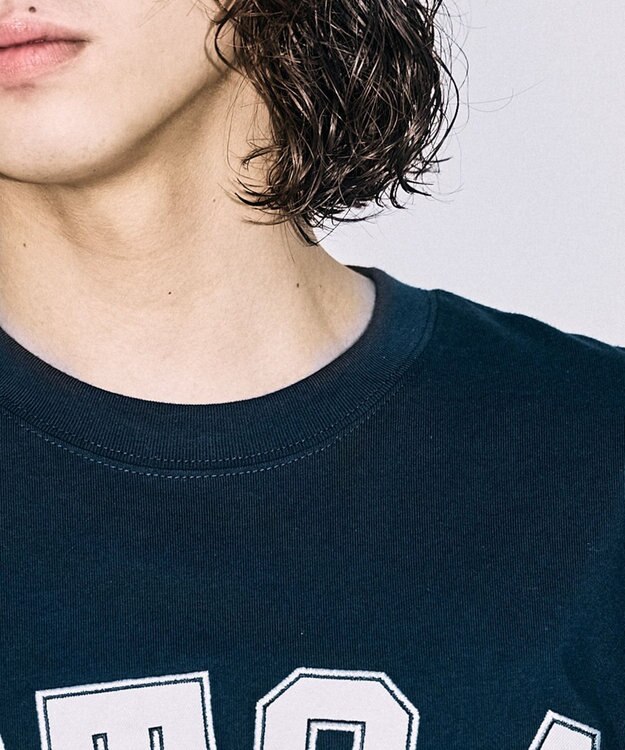 WEGO カレッジロゴBIGT（S） ネイビー