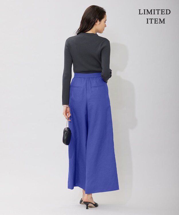 ICB 【WEB限定】 Slub タックパンツ ブルー系