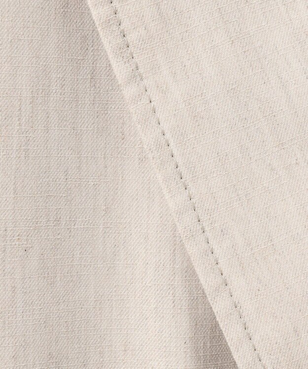 JOSEPH ABBOUD 【清涼/ストレッチ】ストレッチリネンシャンブレー ジャケット アイボリー系