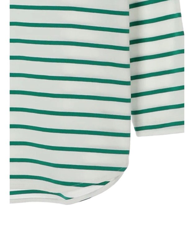 AMERICAN HOLIC Ｄａｉｌｙ！　ラウンドカットチュニック Border Green