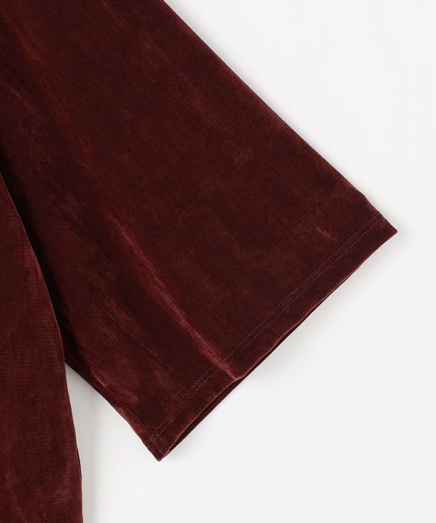 ANY チュールフロッキープルオーバー ボルドー