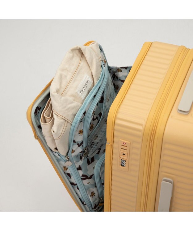 ACE BAGS & LUGGAGE HaNT ココント スーツケース 36L 機内持込 フロントポケット付 05511 ハント キャンドル・イエロー