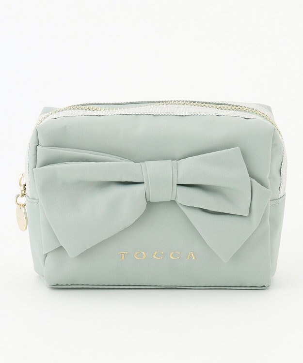 TOCCA RIBBON KNOT POUCH ポーチ トッカブルー系