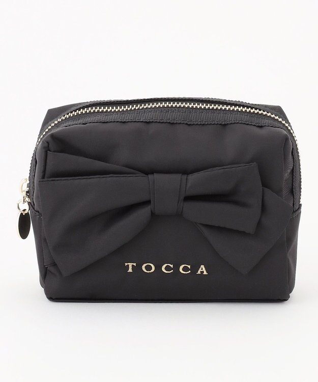 TOCCA RIBBON KNOT POUCH ポーチ ブラック系