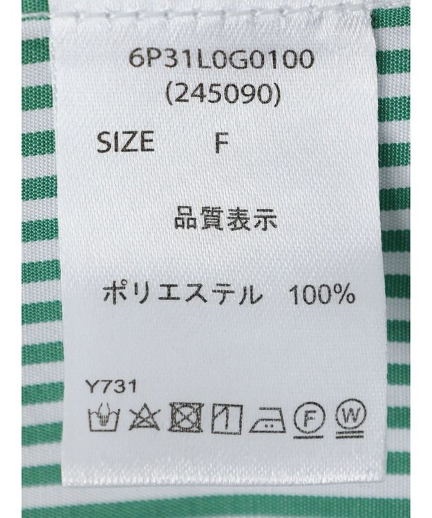 Green Parks ・ＥＬＥＮＣＡＲＥ　ＤＵＥ　パールボタンシャツチュニック Green