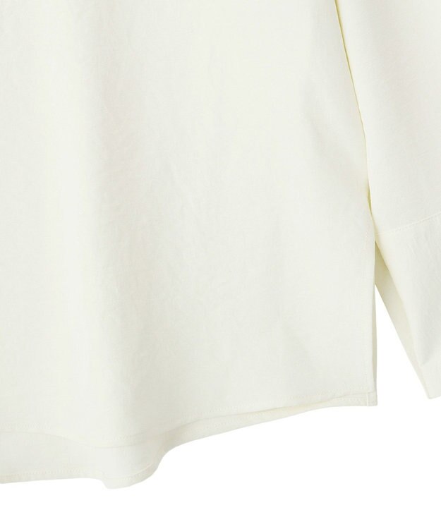 CRAFT STANDARD BOUTIQUE ＜セレモニー＞着脱可能/2WAYフリルカラーブラウス Off White