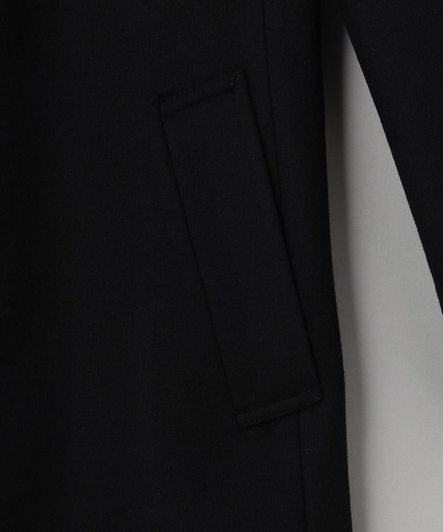 GOTAIRIKU ウールカシミヤビーバー_スタンドカラー ブラック系8