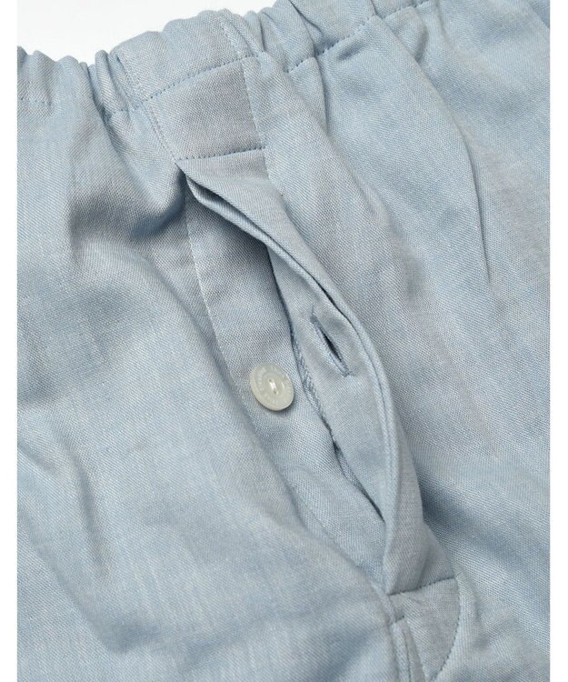 ワコール／睡眠科学 【メンズパジャマ】　三重ガーゼ　ロング袖・ロングパンツ　睡眠科学／ワコール　YGX553 ブルー