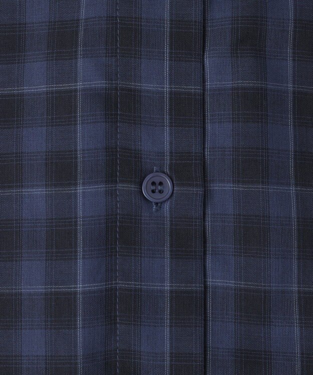 AMERICAN HOLIC シアーチェック柄オーバーシャツ Check Blue