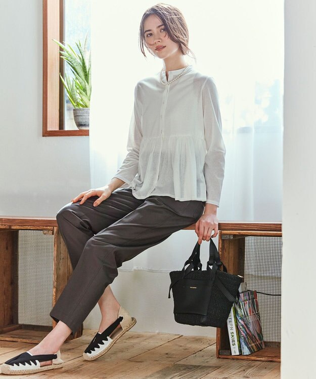 23区 エスパドリーユ ブラック系