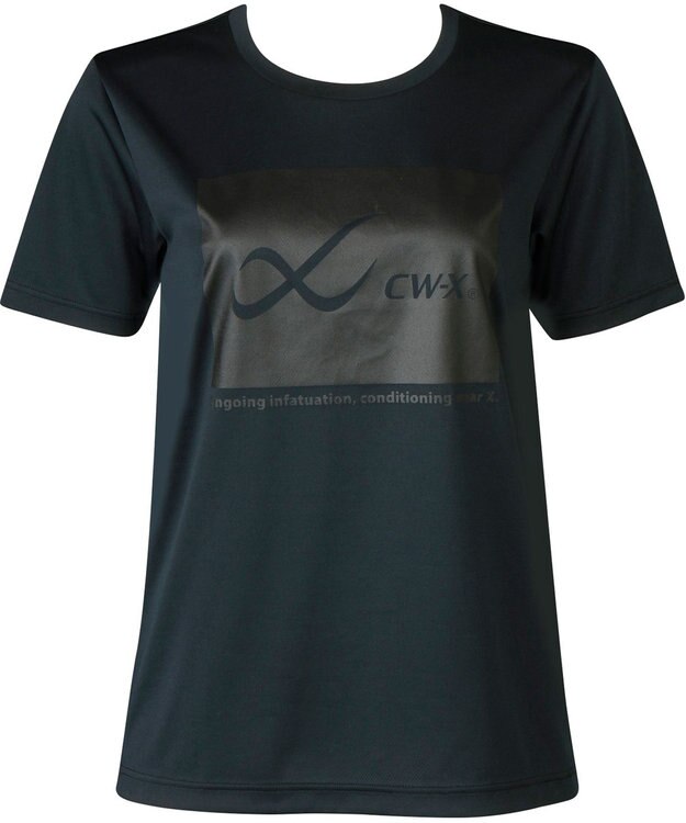CW-X 【UNISEX】 アウター Tシャツ 半袖 DLR125 /ワコール ブラック