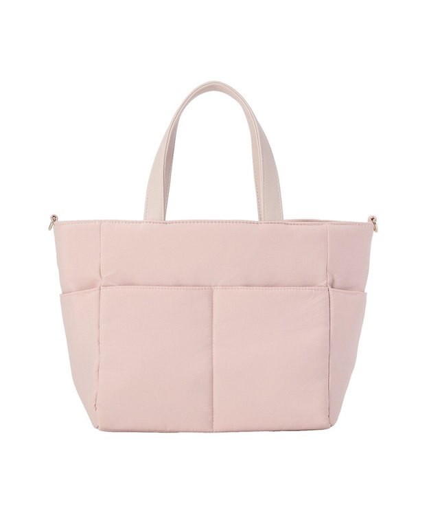 Maison de FLEUR 撥水加工２Ｗａｙトートバッグ Pink