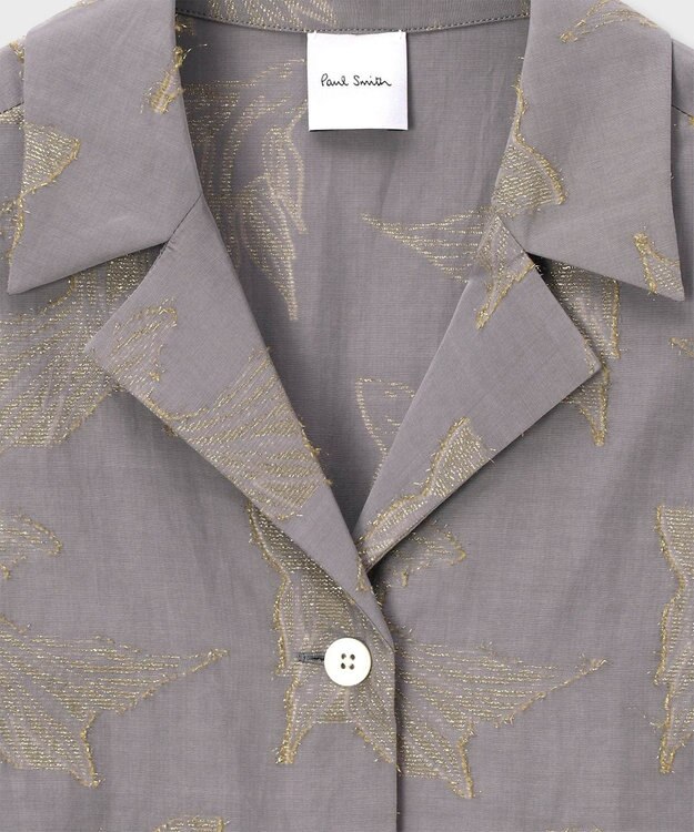 Paul Smith La Peche カットジャカード シャツ ライラック