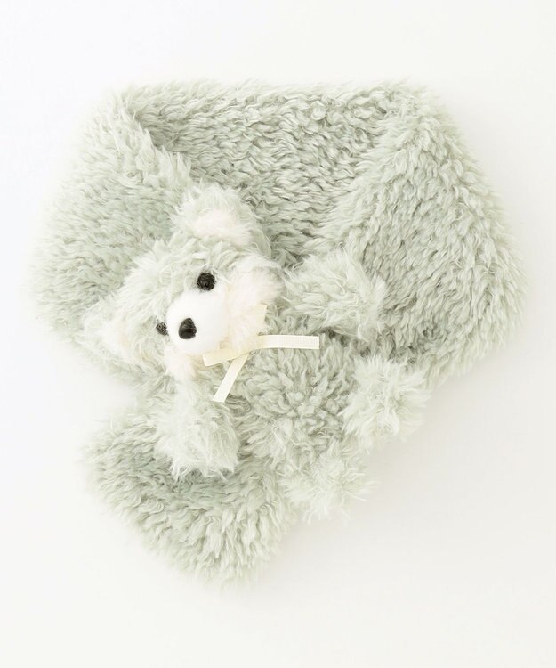 ANY KIDS アニマル ふわふわ マフラー キツネ