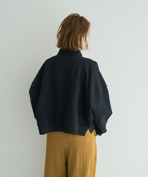 YECCA VECCA 【上下着用可能】2wayインバーテッドライトブルゾン Black