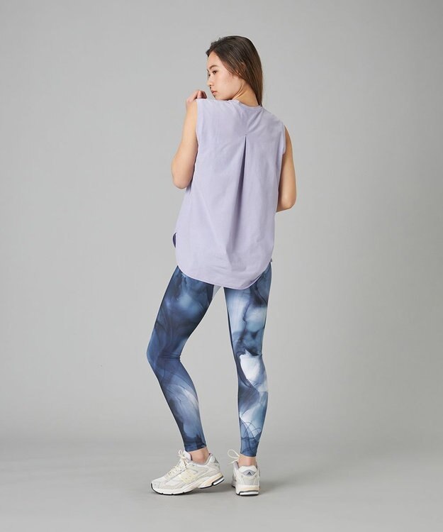 Chacott Chacott BALANCE EasyCare+ノースリーブＴシャツ モーブ