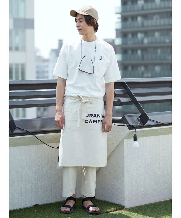 CRAFT STANDARD BOUTIQUE ＵＲＡＮＩＷＡ　ＣＡＭＰＥＲＳ　帆布ショートエプロン A