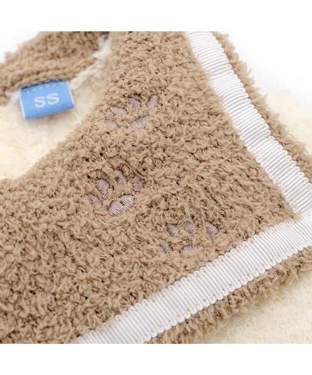 PET PARADISE スヌーピー 遠赤外線 セーラーニット お散歩柄 中型犬 ホワイト×ブラウン