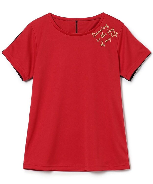 Chacott バックアクセントTシャツ レッド