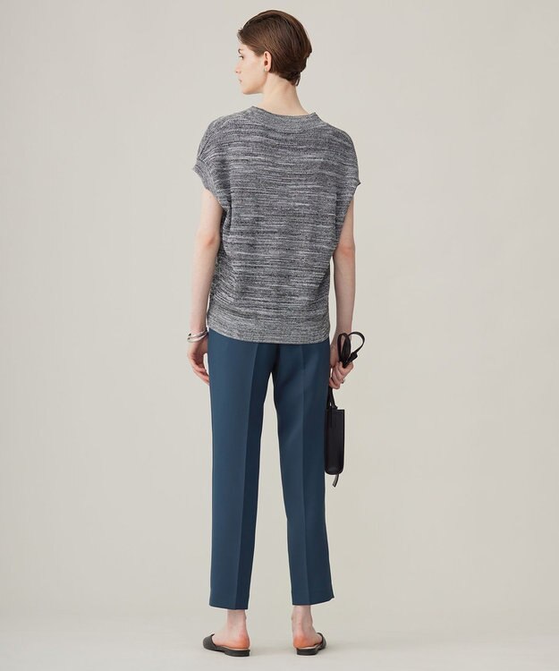 ICB 【洗える】ルレックスベースダイ プルオーバーニット シルバー系7