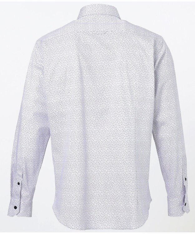 JOSEPH ABBOUD 【キングサイズ】コンパクトジャージープリント シャツ パープル系5