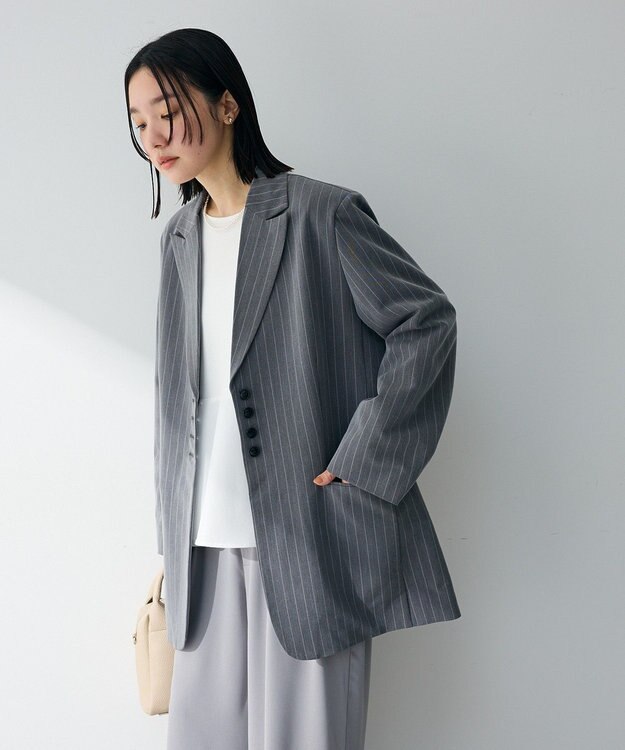 Green Parks ペプラムドッキングプルオーバー Gray