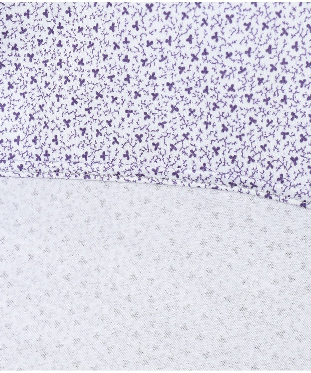 JOSEPH ABBOUD 【キングサイズ】コンパクトジャージープリント シャツ パープル系5