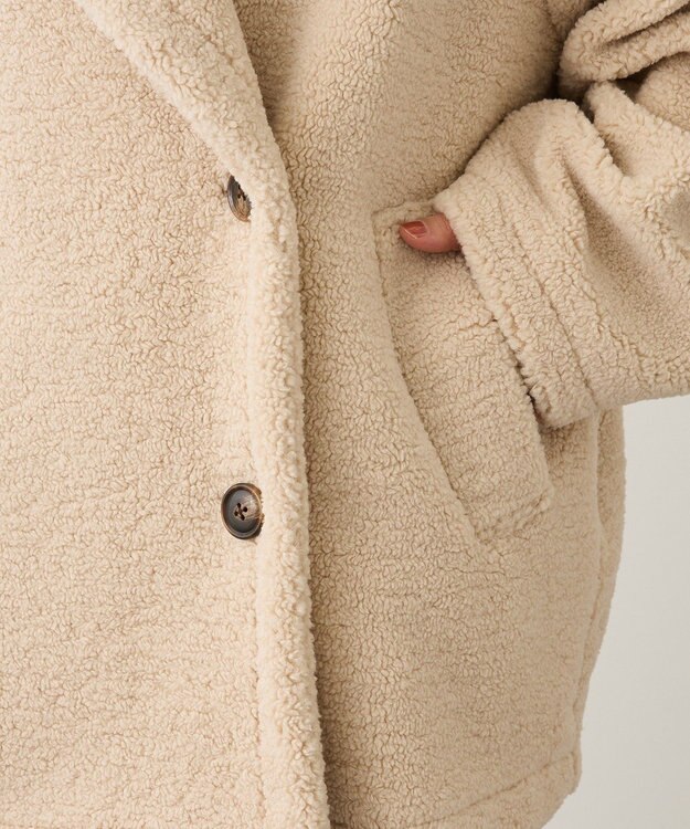 CRAFT STANDARD BOUTIQUE ダブルボアミディコート Ivory