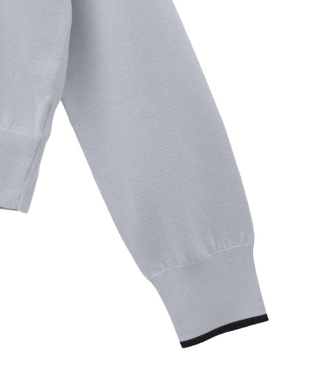 YECCA VECCA 配色ボウタイニット Light Blue