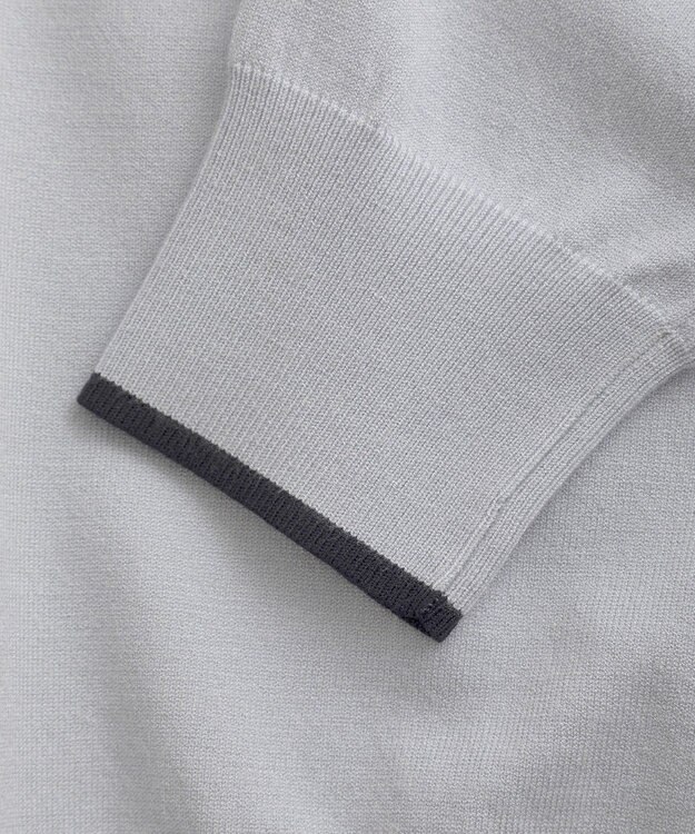 YECCA VECCA 配色ボウタイニット Light Blue