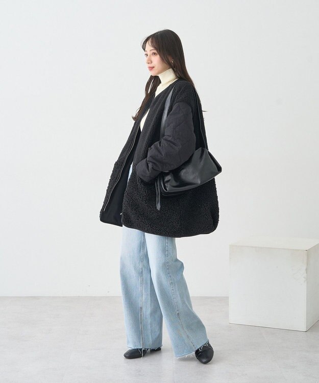 earth music&ecology ワンショルダーバッグ Black