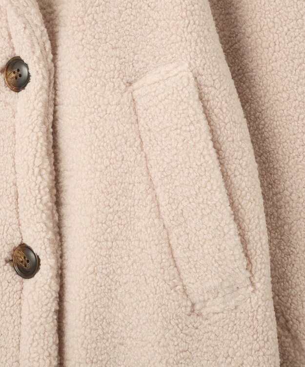 CRAFT STANDARD BOUTIQUE ダブルボアミディコート Ivory