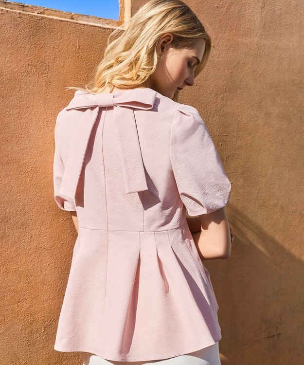 TOCCA BUNNY PUFF ブラウス ピンク系